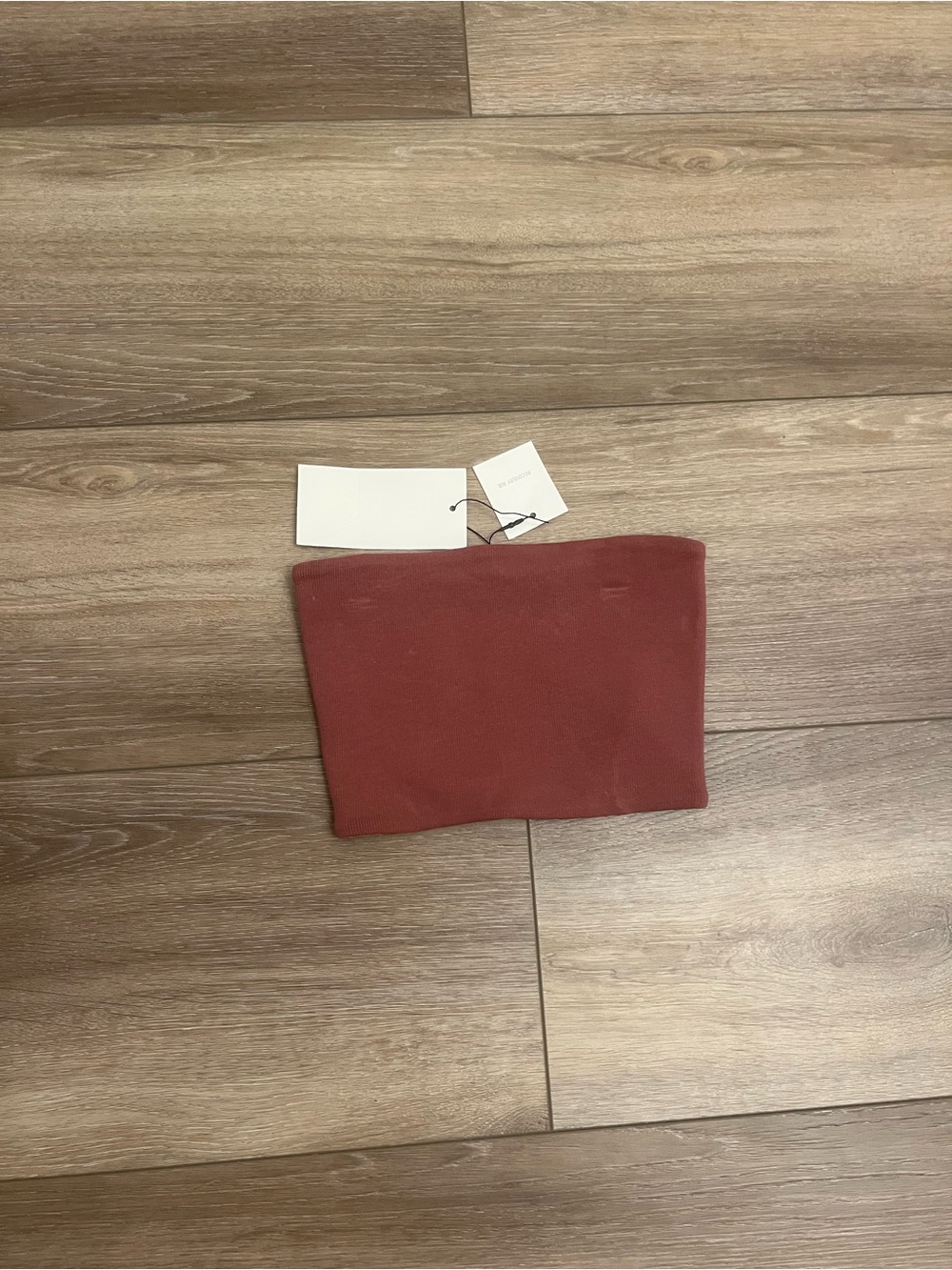 Zara crop tube top